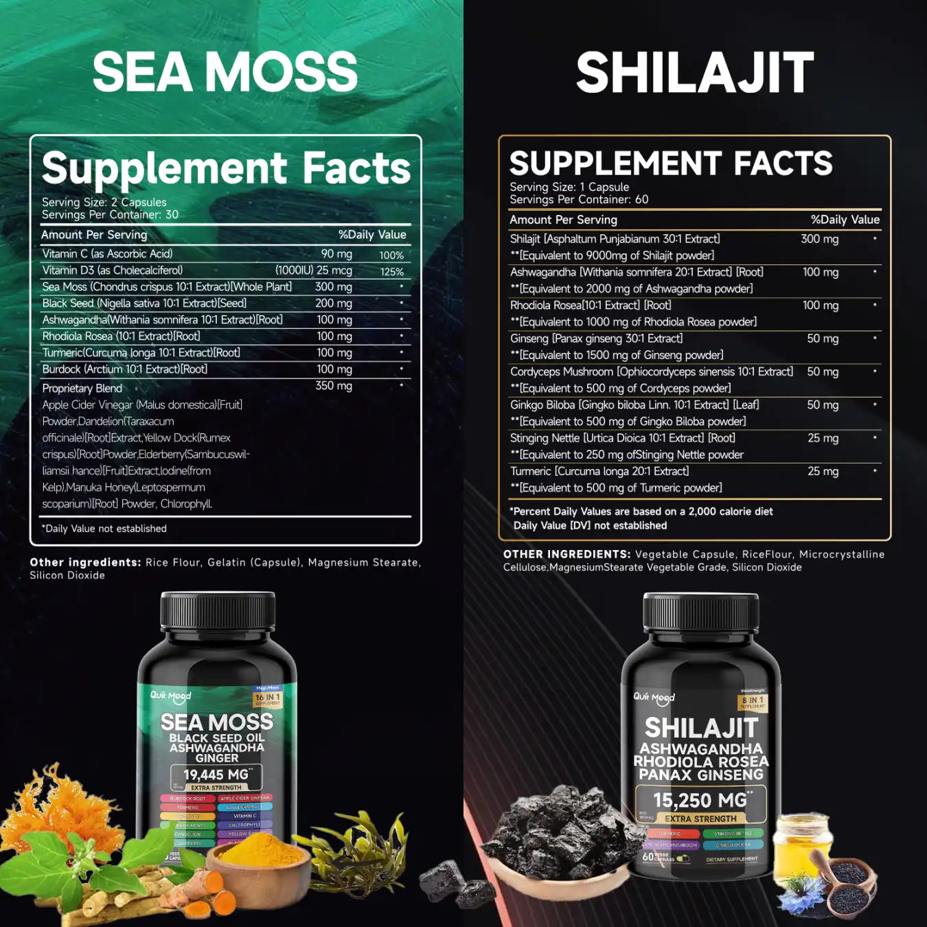 Shilajit + Sea Moss Power Pack – Boost Energy, Strength & Vitality