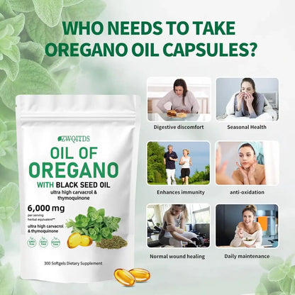 🌿Oil Of Oregano Softgels 6000MG - Feeling Good Everyday