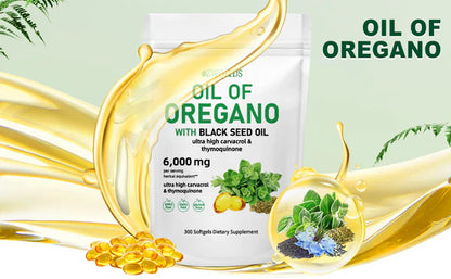 🌿Oil Of Oregano Softgels 6000MG - Feeling Good Everyday