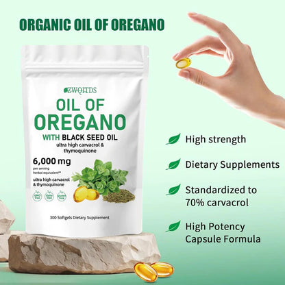 🌿Oil Of Oregano Softgels 6000MG - Feeling Good Everyday