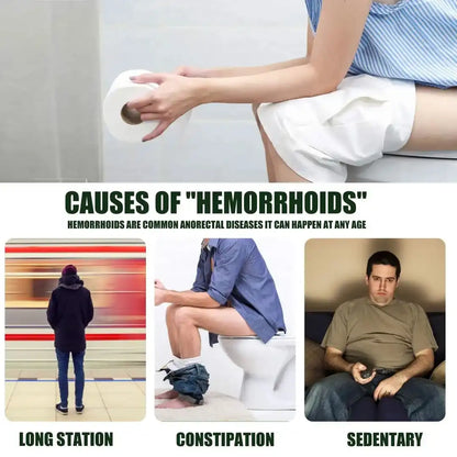 Herbal Hemorrhoids Spray - Natural Relief for External Hemorrhoids, Fissures & Anal Discomfort