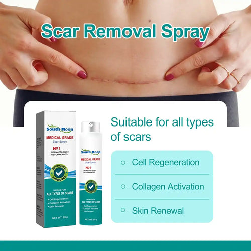 Medical grade scar spray