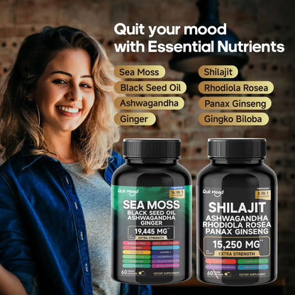 Shilajit + Sea Moss Power Pack – Boost Energy, Strength & Vitality
