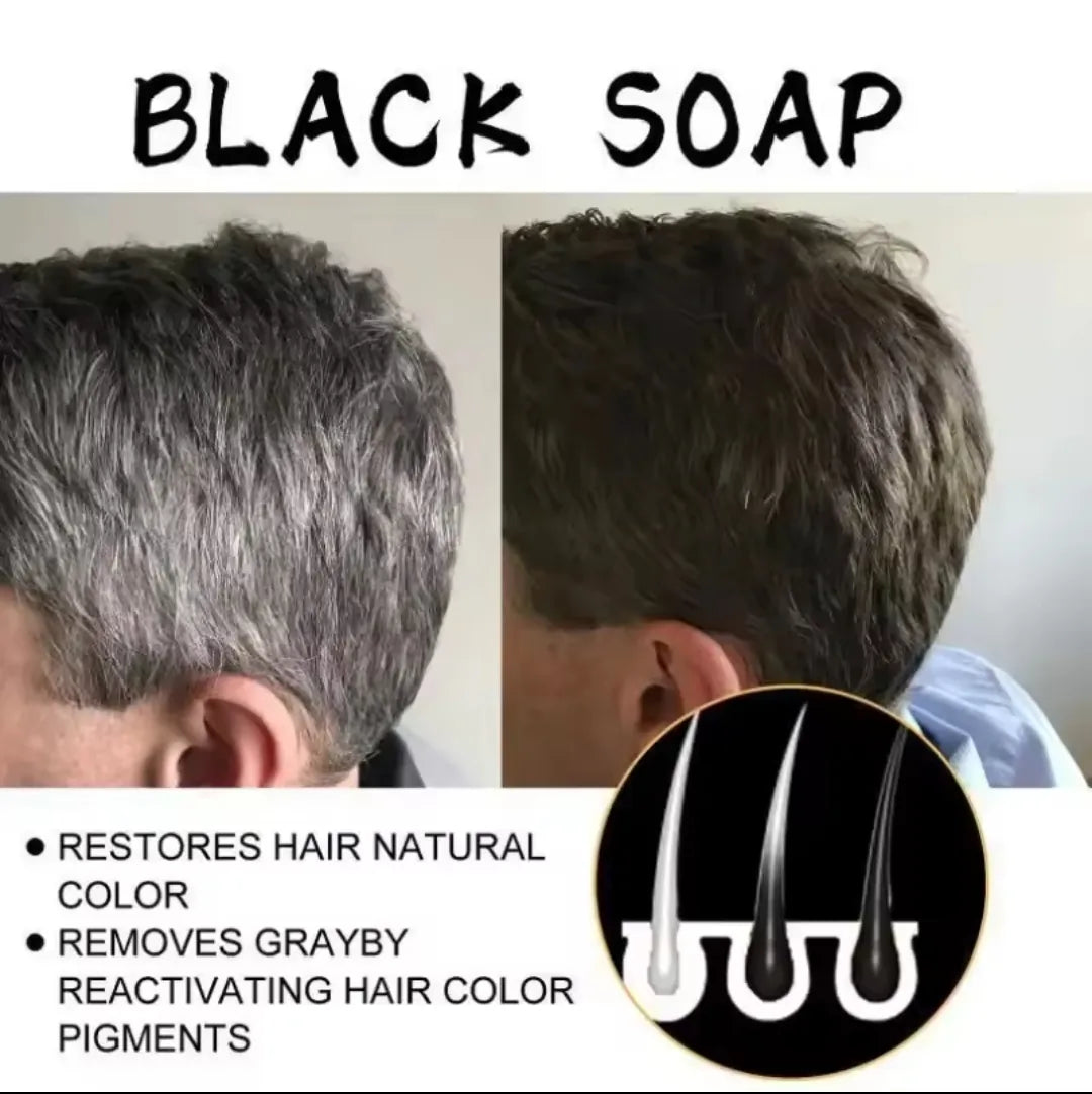 Black Soap Conceal Erase Gray, One Wash at a Time